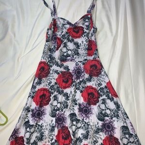 Knee Length Spaghetti Strap Dress
